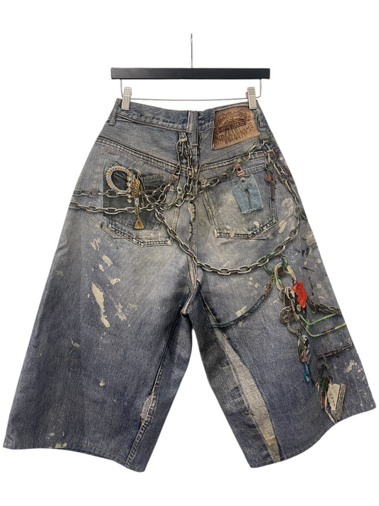 Acne Studios Trompe Baggy Fit Shorts Size 52