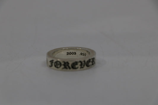 Chrome Hearts 6MM Spacer Forever Ring Size 9.5