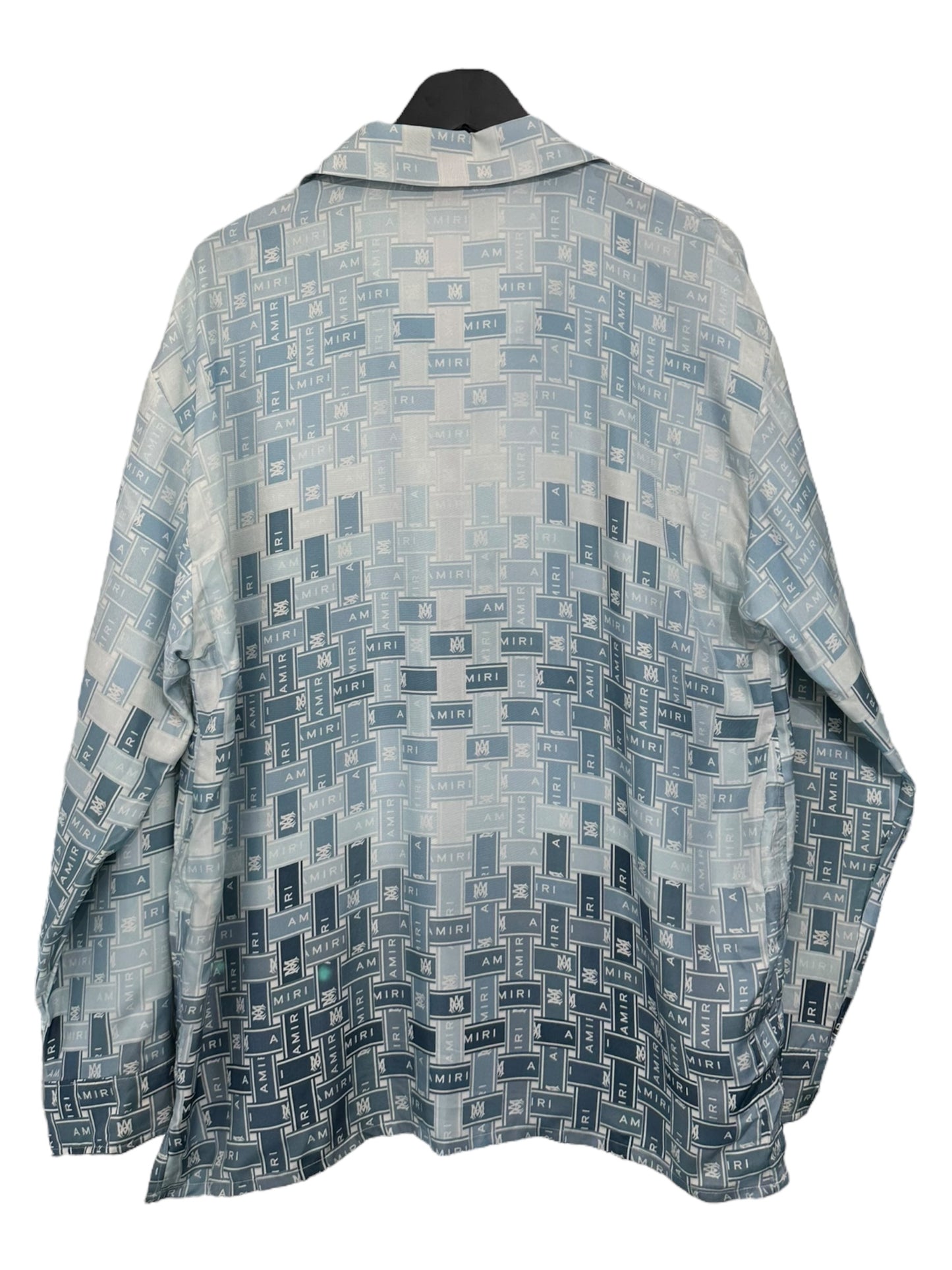 Amiri Gradient Tape Silk Pajama Shirt Size XL