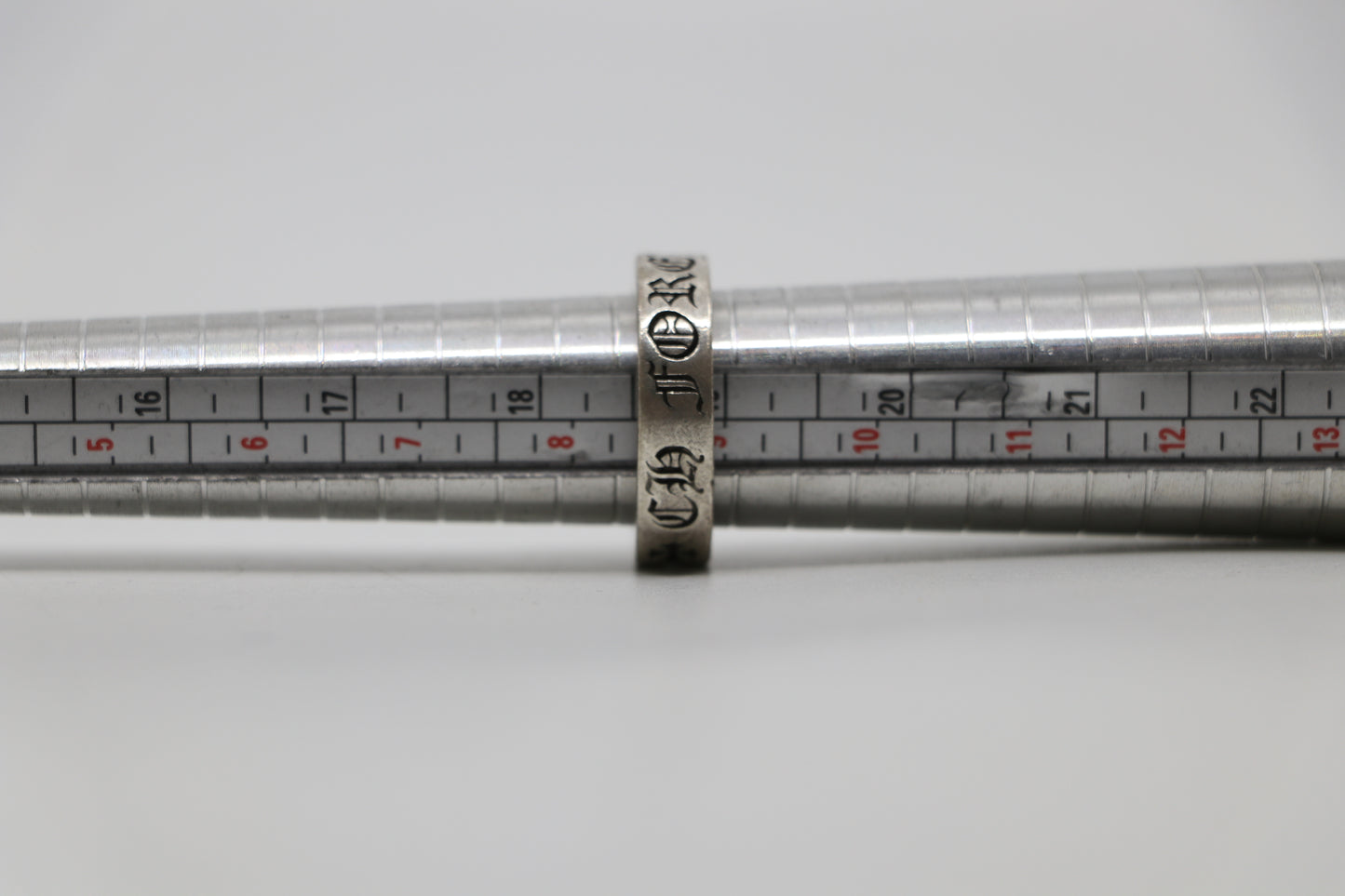 Chrome Hearts “Forever” 6mm Spacer Ring Size 9