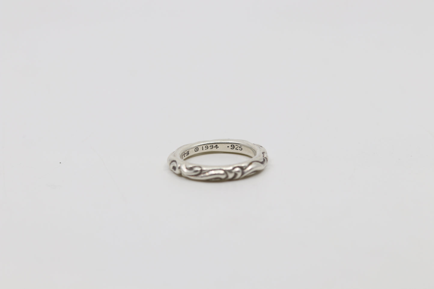 Chrome Hearts Scroll Ring Size 12