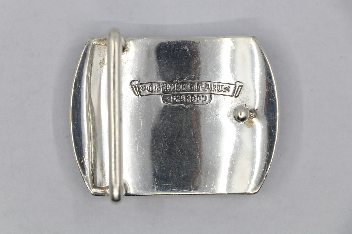 Chrome Hearts Dagger Buckle 1.5" Sterling Silver Belt Buckle | AVNTGRDNY NYC