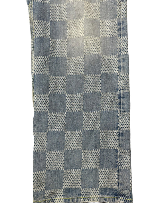 Louis Vuitton Damier Denim Skate Pants Size 38