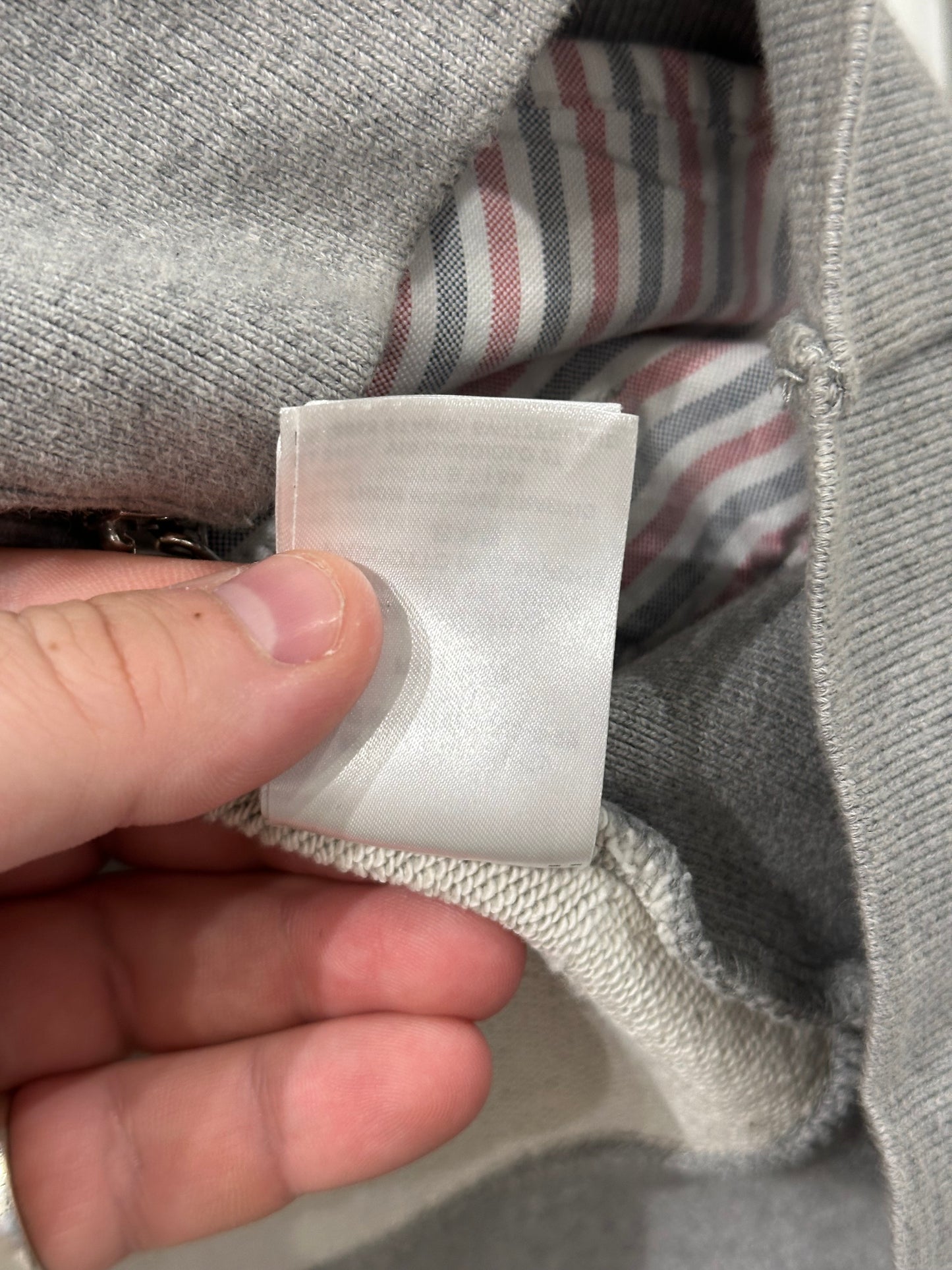 Thom Browne 4 Bar Zip Up Size 6