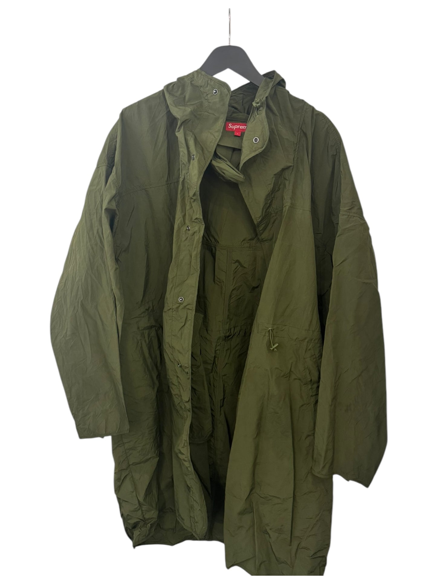 Supreme Motion Logo Lightweight Parka Olive Size L