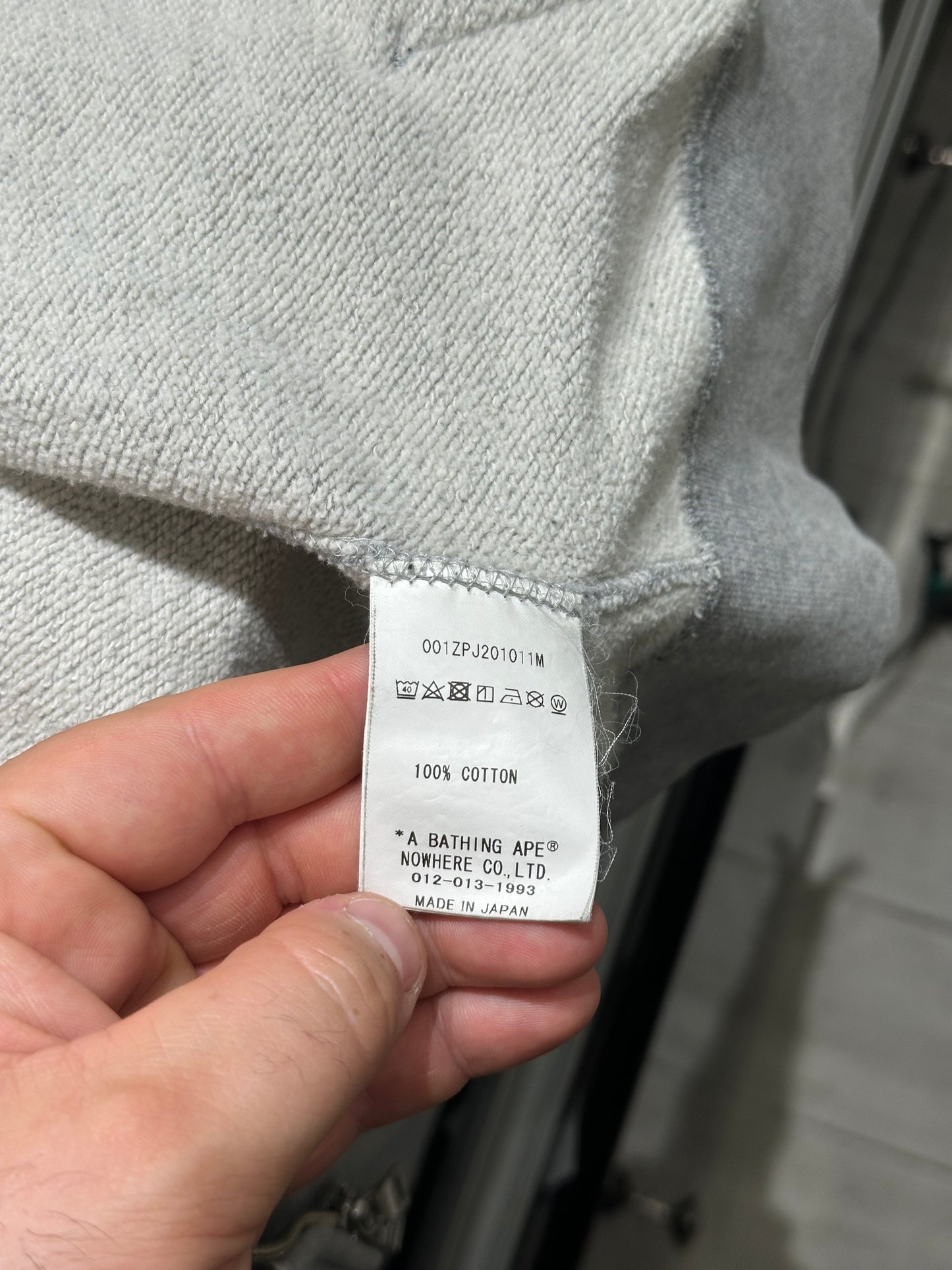 Bape MULTI CAMO NYC LOGO SHARK FULL ZIP HOODIE Sz M