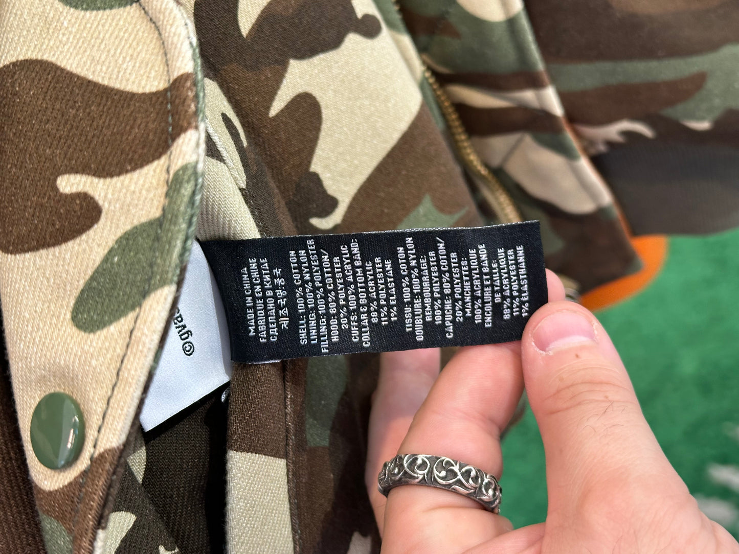 Vetements Camo Bomber Size S