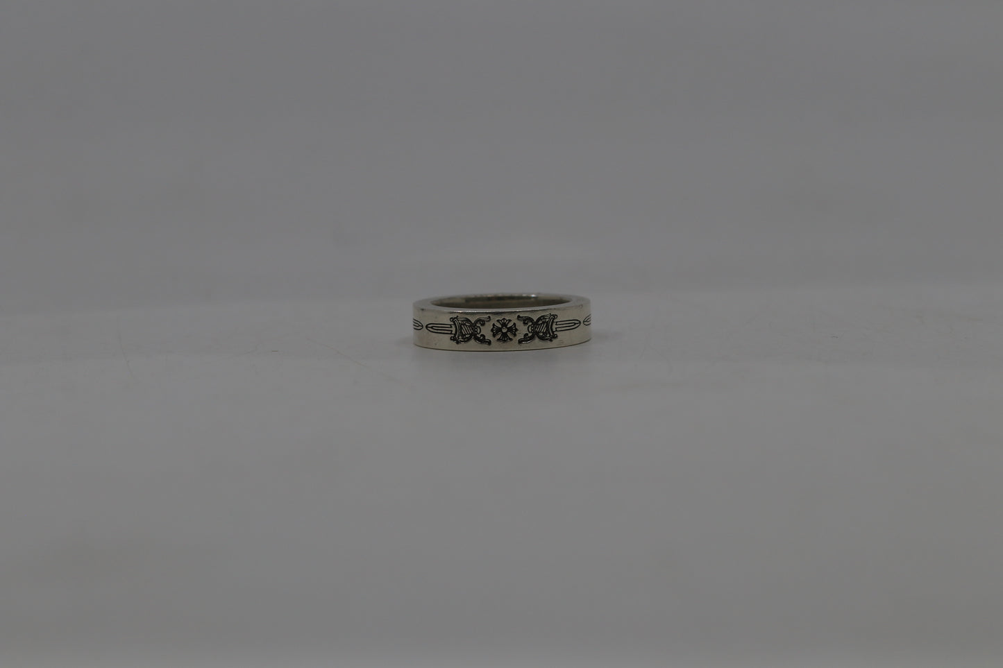 Chrome Hearts Dagger 6MM Spacer Ring Size 9.5