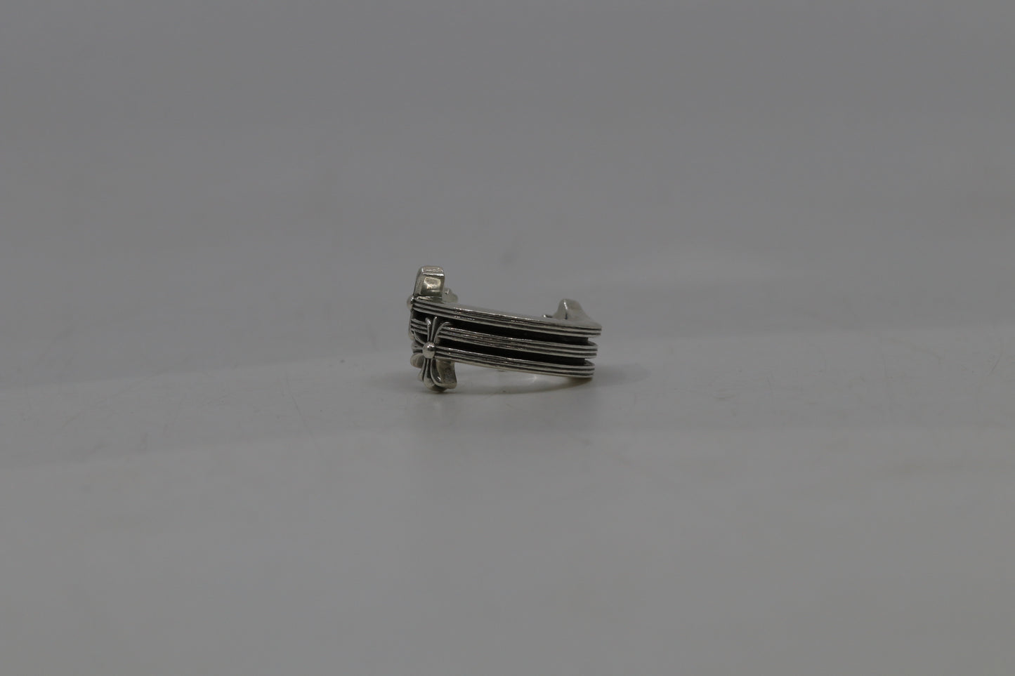 Chrome Hearts Triple Cross Ring Size 8