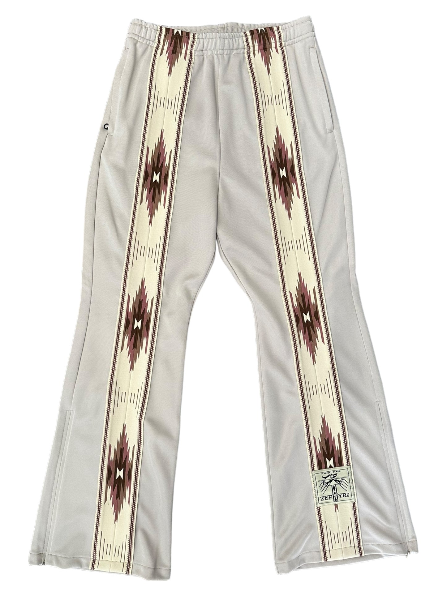 Kapital Zephyr Flared Track Pant Tan | AVNTGRDNY NYC