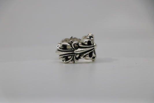 Chrome Hearts Double Floral Ring Size 7 | AVNTGRDNY NYC