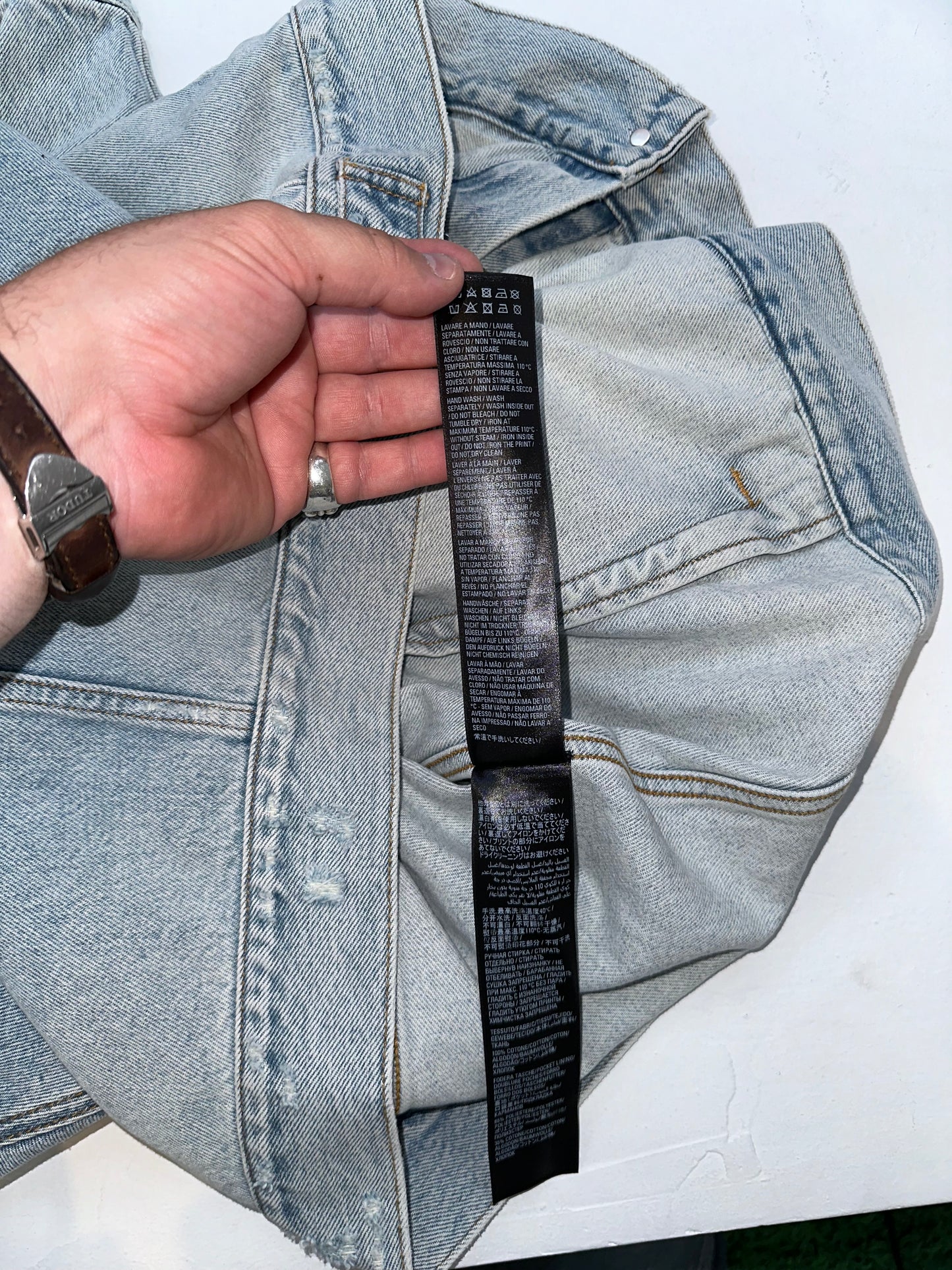 Balenciaga Heavy Metal Jean Jacket