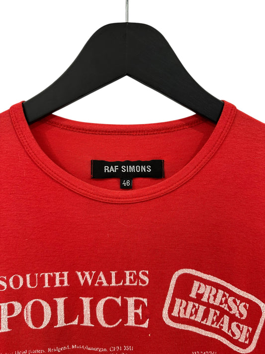 Raf Simons S/S 2001 “Riot Riot Riot” Police T-Shirt Size 46