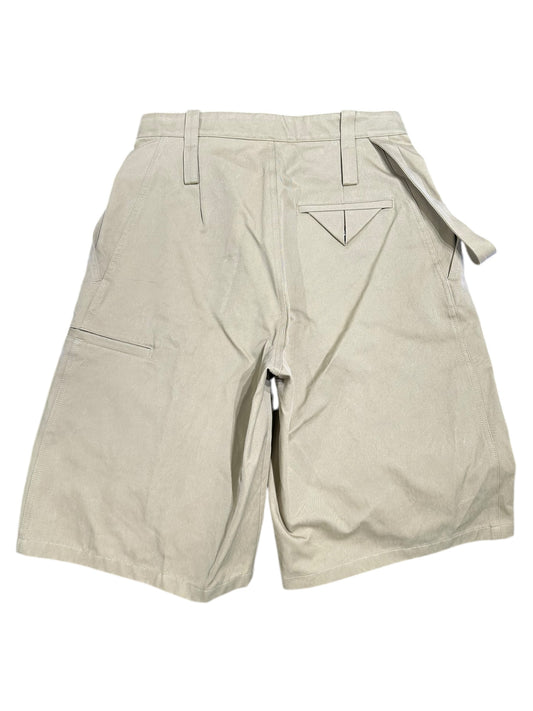 Bottega Veneta Woven Long Short Sesame Size 48