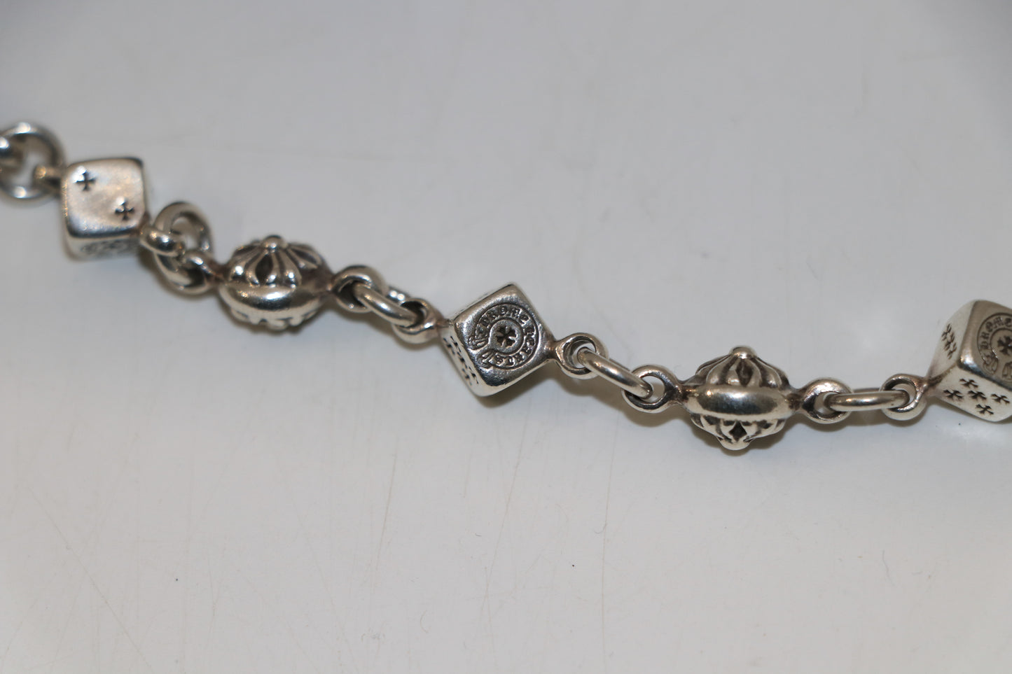 Chrome Hearts Dice Bracelet 10 Links | AVNTGRDNY NYC