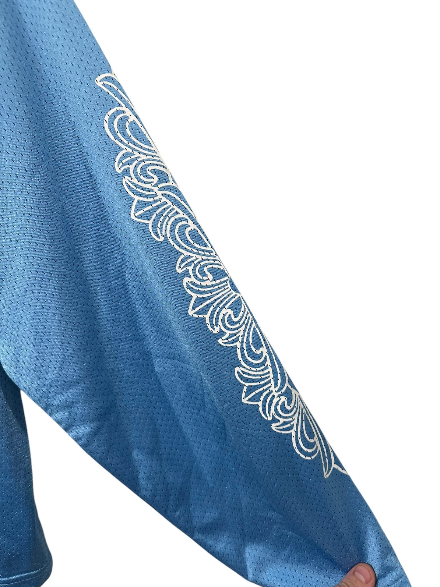 Chrome Hearts Mesh Jersey Blue Size M