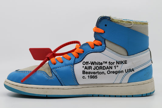 Air Jordan 1 Off-White UNC Size 9.5