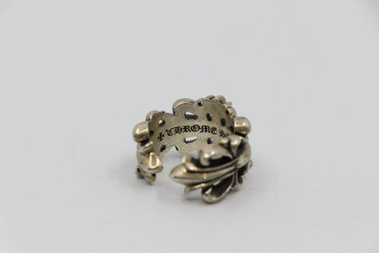 Chrome Hearts Double Floral Ring Size 7| AVNTGRDNY NYC
