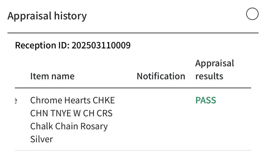 Chrome Hearts Rosary Necklace