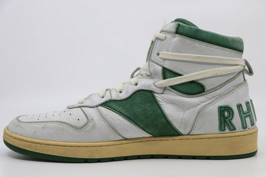 Rhude Rhecess High Top Sneaker Green Size 10