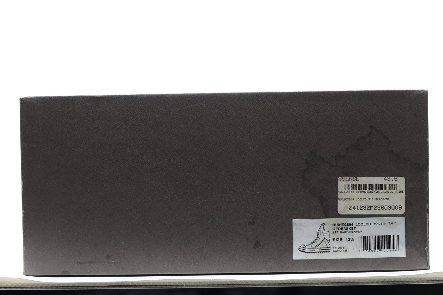 Rick Owens Geobasket Milk Size 43.5