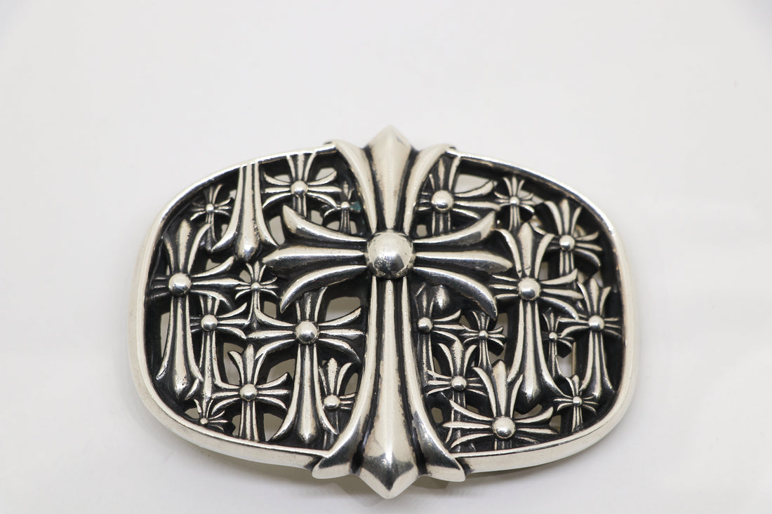 How We Identified a Fake Chrome Hearts Destroyer Belt and Cemetery Buckle