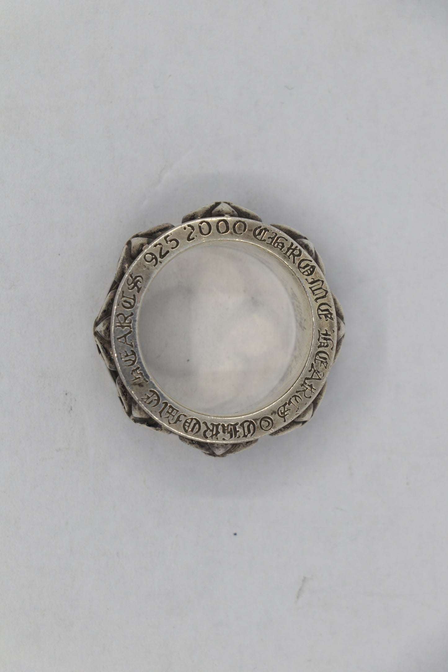 Chrome Hearts Fleur Spinner Ring Size 13 Sterling Silver| AVNTGRDNY NYC