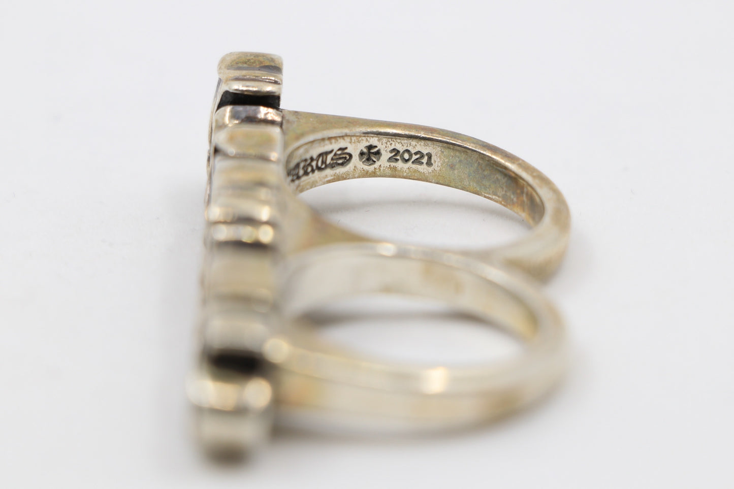 Chrome Hearts Double Ring “Hearts” Size 9/10 | AVNTGRDNY NYC