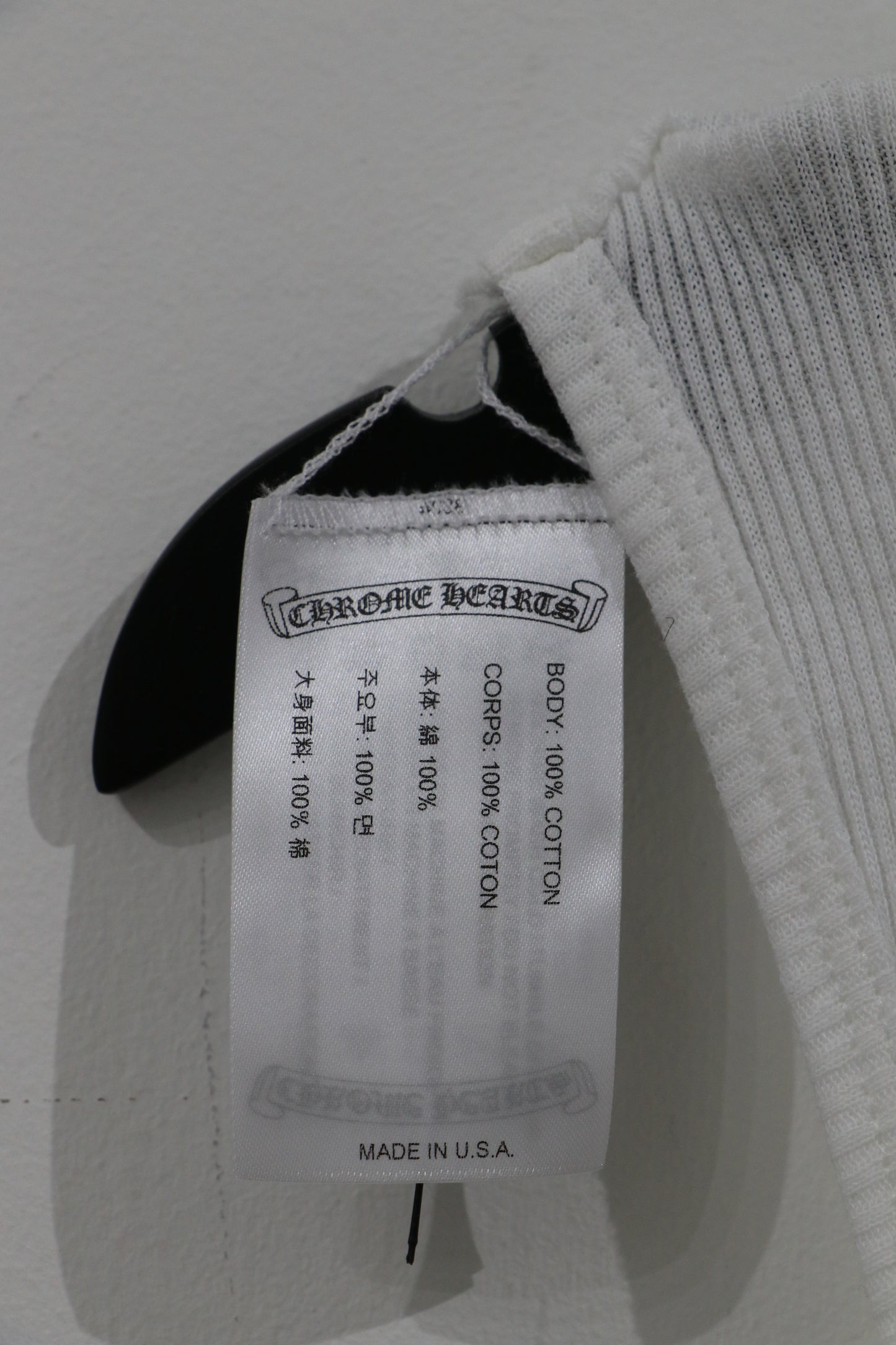 Chrome Hearts Richard Stark Middle Finger Tank Top White Size L Cotton | AVNTGRDNY NYC