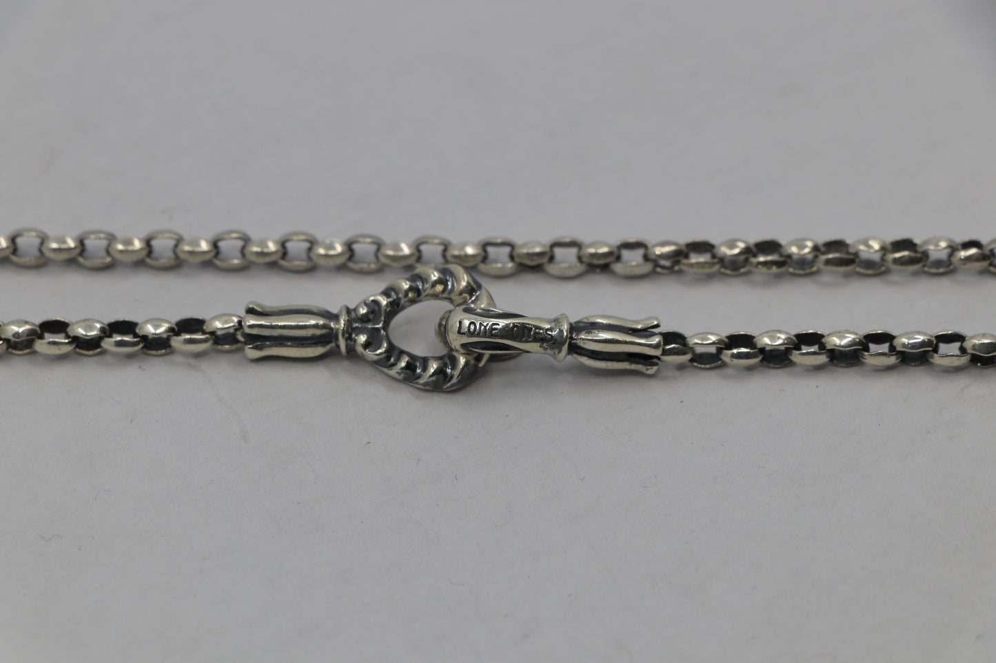 Lone Ones 4mm Slim Link Necklace 28" Sterling Silver New w/ Dust Bag | AVNTGRDNY NYC