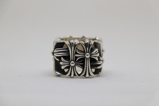 Chrome Hearts Square Cemetery Ring Size 8.5| AVNTGRDNY NYC