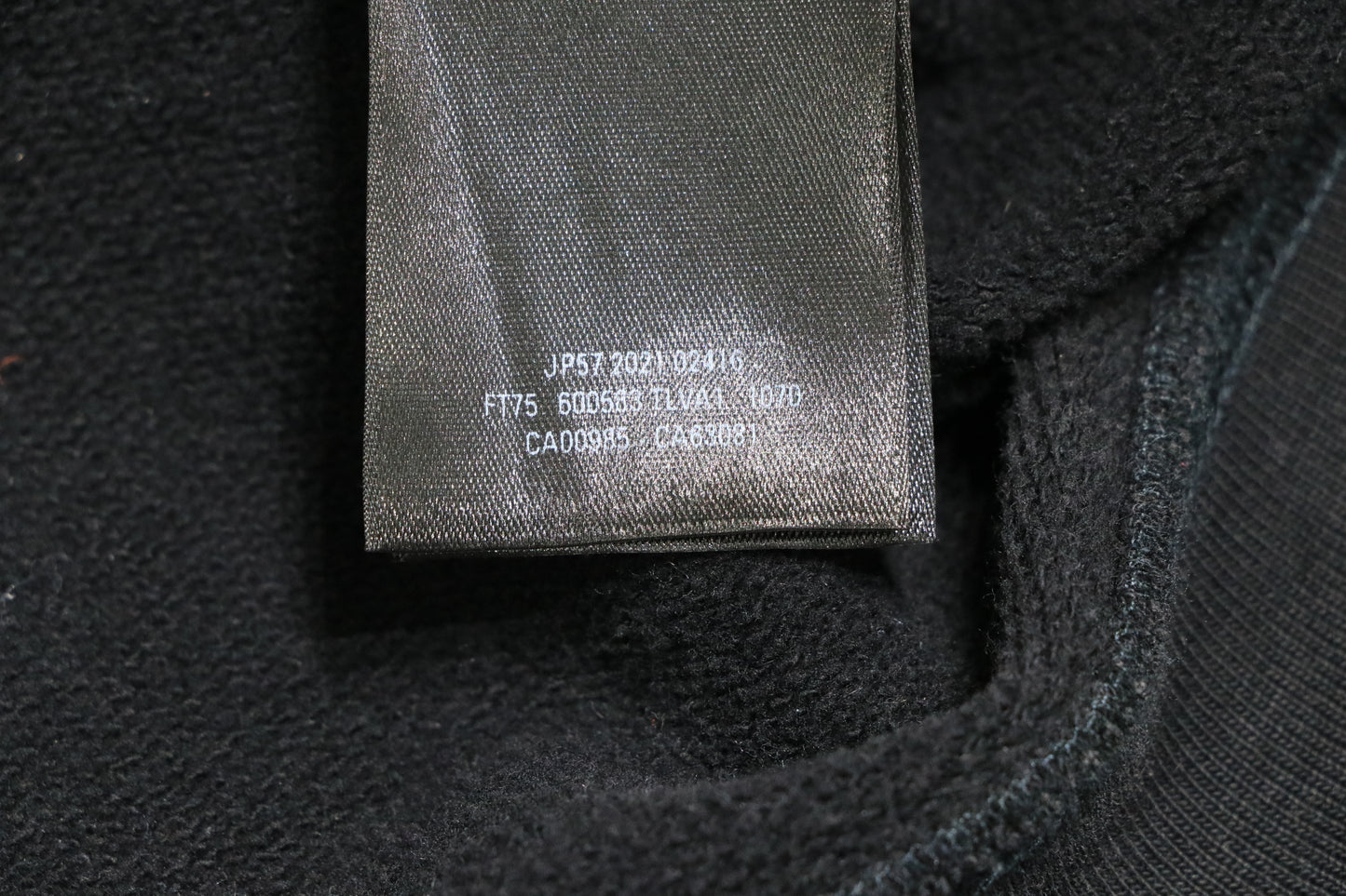 Balenciaga Sporty B Washed Hoodie Black Size Small| AVNTGRDNY NYC