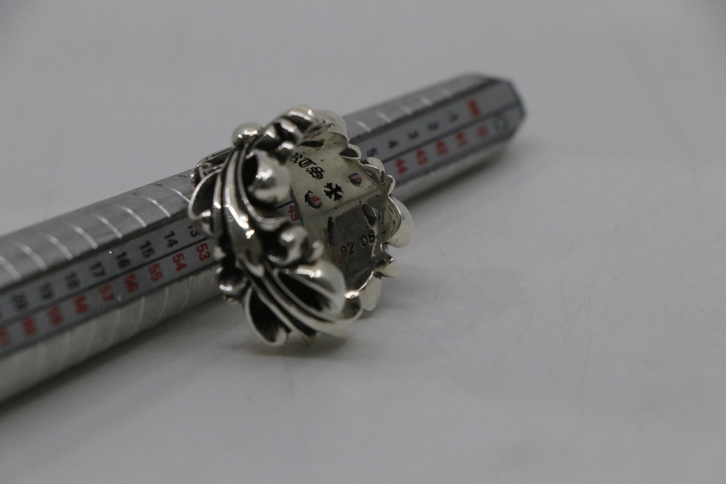 Chrome Hearts Double Floral Ring Size 11