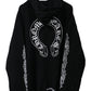 Chrome Hearts Floral Zip-Up Hoodie Black Size XXL| AVNTGRDNY NYC