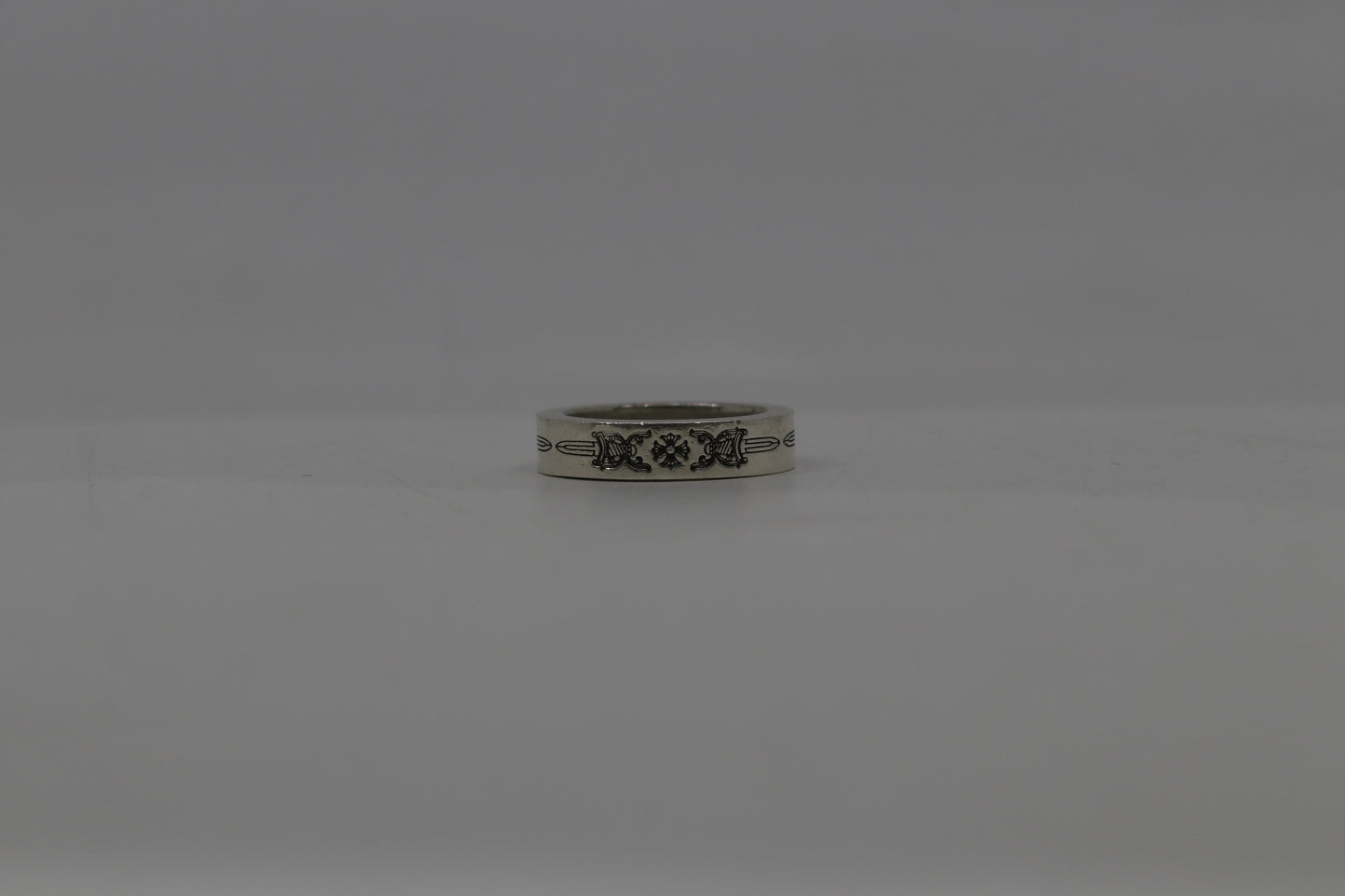 Chrome Hearts Dagger 6MM Spacer Ring Size 9.5