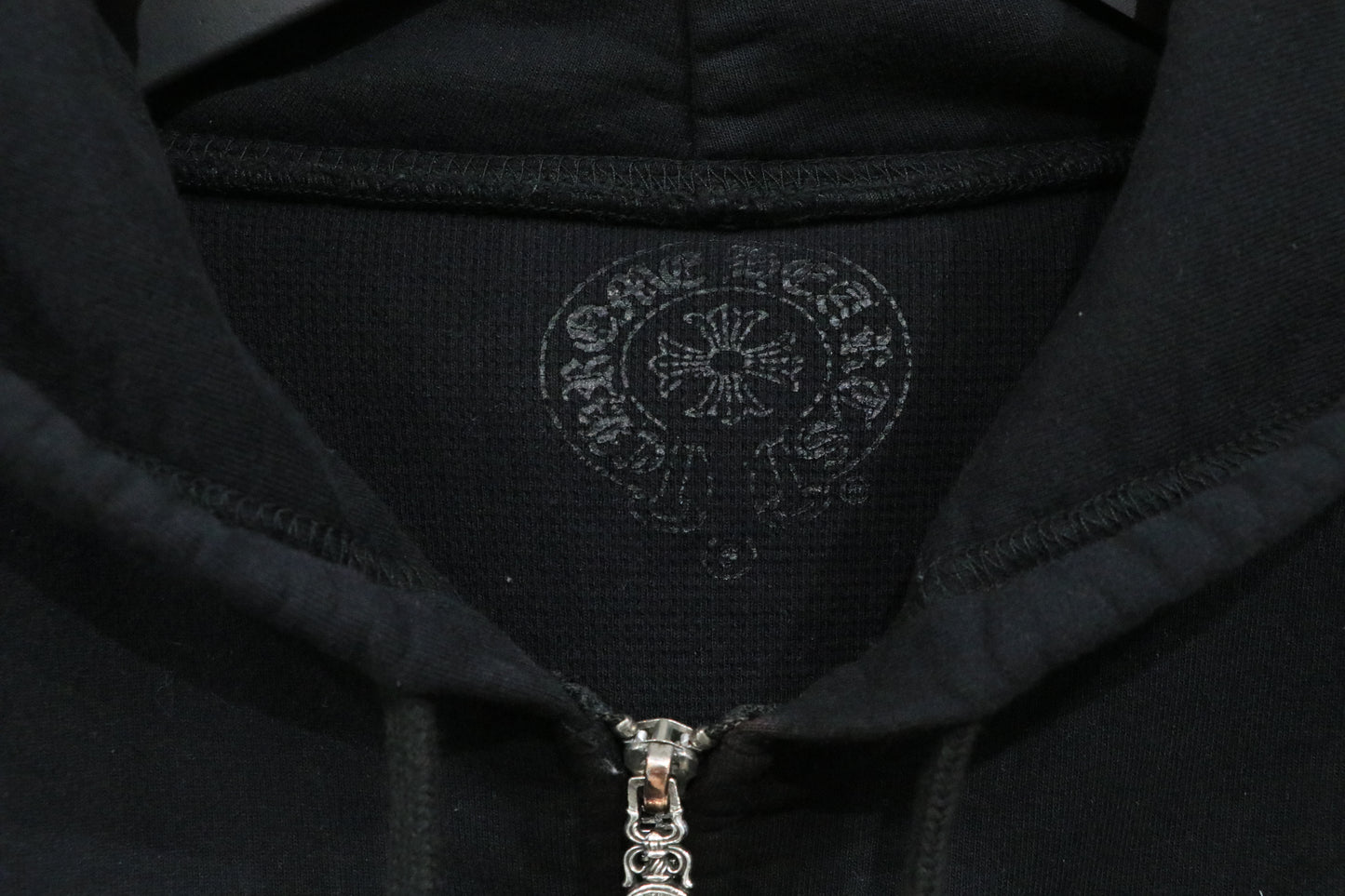 Chrome Hearts Floral Horseshoe Thermal Zip Up Black Size S | AVNTGRDNY NYC