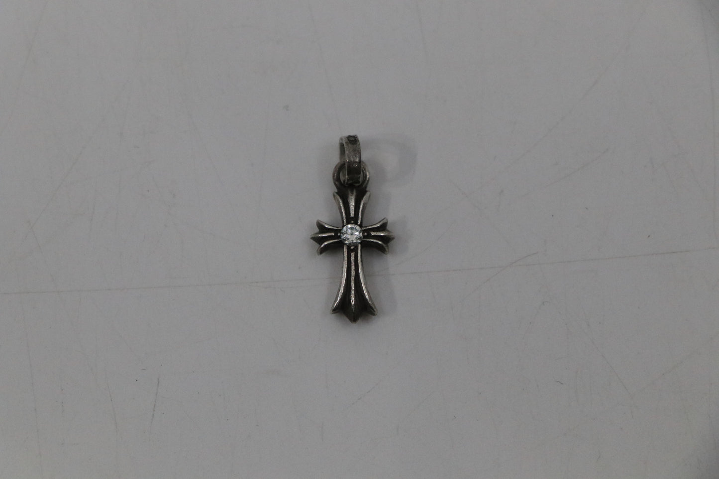 Chrome Hearts Double Sided Diamond Baby Fat Pendant