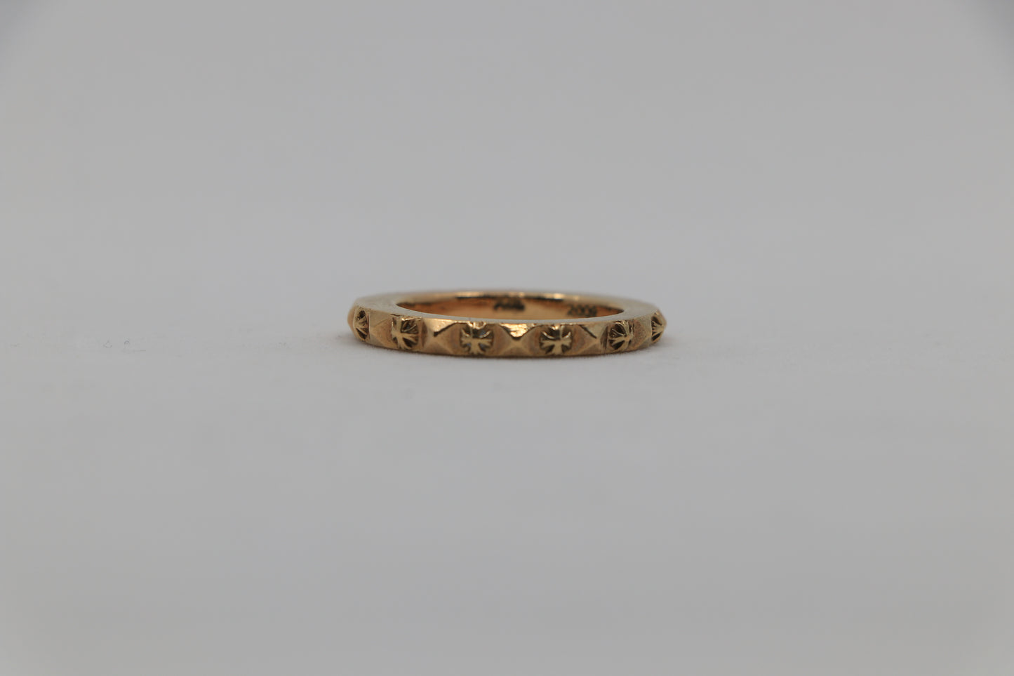 Chrome Hearts True Fucking Punk Ring 22K Gold Size 8.5 | AVNTGRDNY NYC