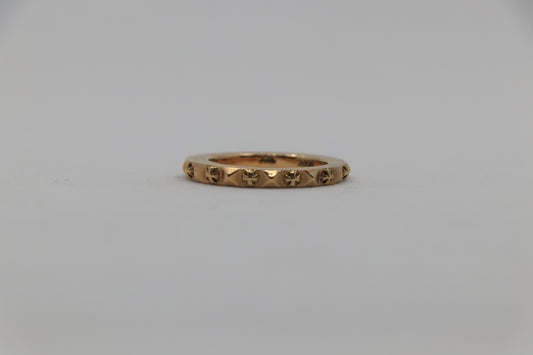 Chrome Hearts True Fucking Punk Ring 22K Gold Size 8.5 | AVNTGRDNY NYC
