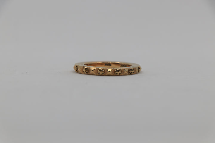 Chrome Hearts True Fucking Punk Ring 22K Gold Size 8.5 | AVNTGRDNY NYC