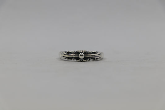 Chrome Hearts Baby Floral Ring Size 11.5 Sterling Silver| AVNTGRDNY NYC
