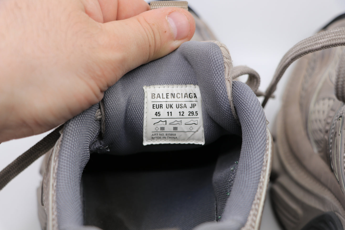 Balenciaga 6XL Sneaker Taupe Mix Size 45
