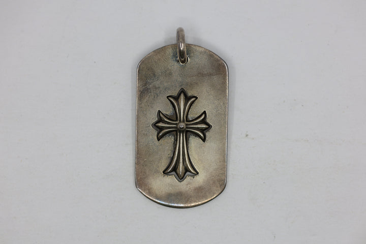 Chrome Hearts Tiny Cross Dog Tag Pendant New | AVNTGRDNY NYC