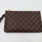 Louis Vuitton Neverfull MM Damier Ebene Rose Ballerine Bag