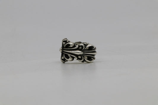 Chrome Hearts Double Floral Ring Size 7.5
