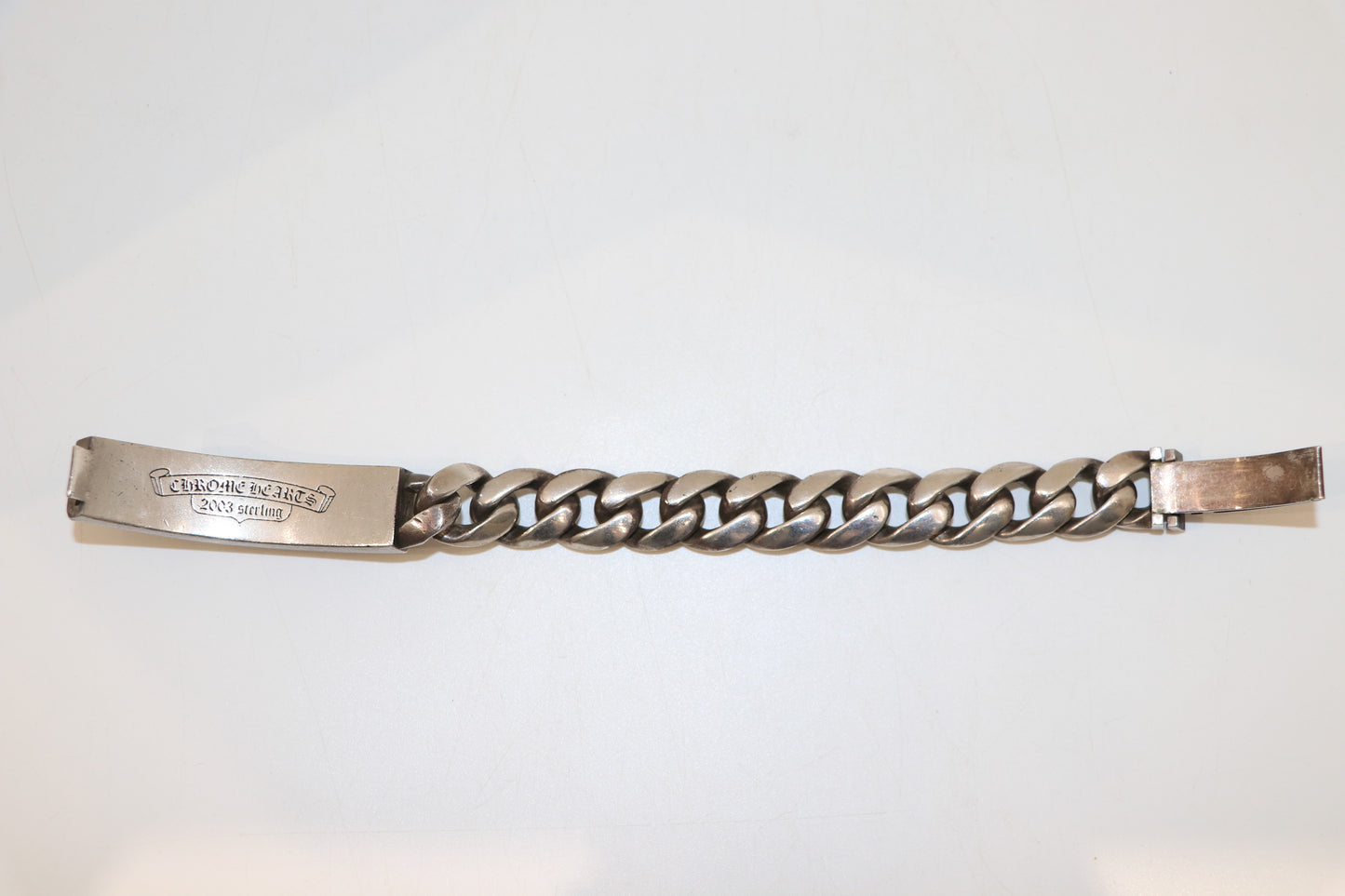 Chrome Hearts Fuck ID Bracelet 8” .925 Sterling Silver | AVNTGRDNY NYC