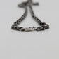 Chrome Hearts Diamond Filigree Pendant with 30” Paper Chain