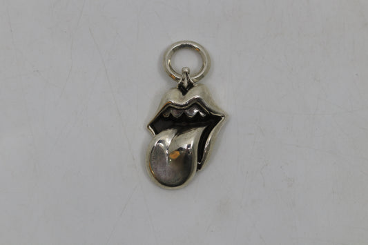 Chrome Hearts Rolling Stones Lip and Tongue Pendant Large