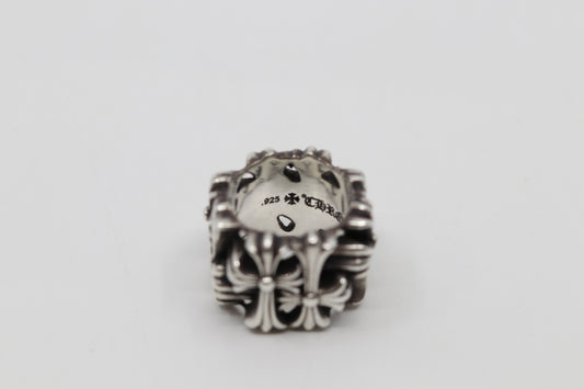 Chrome Hearts Square Cemetary Ring Size 12