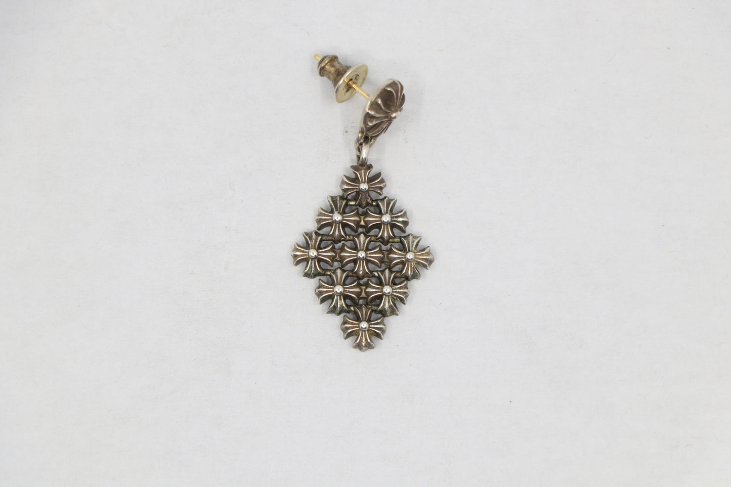 Chrome Hearts Chain Mail Earring Silver| AVNTGRDNY NYC